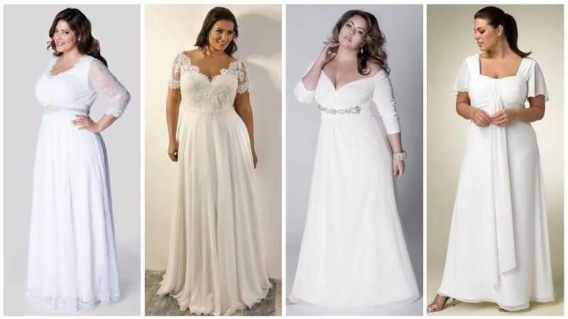 Свадебные платья с простым кроем для невест