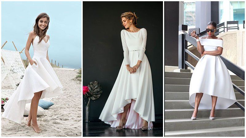 Идеи свадебных платьев с простым и стильным дизайном