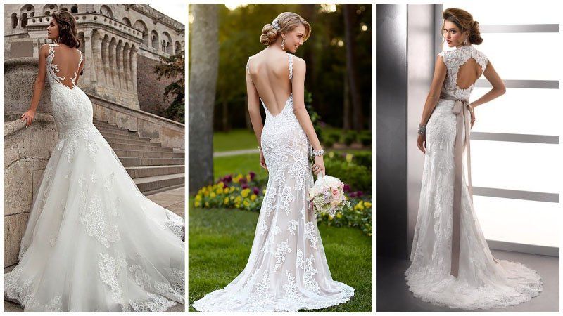 Идеи красивых кружевных свадебных платьев в 2022 году