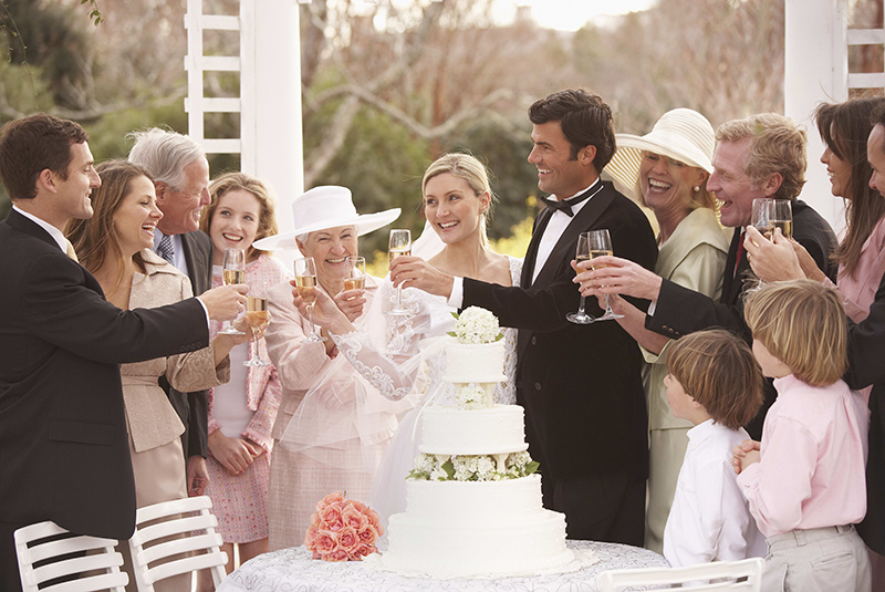 Годовщина свадьбы в кругу родных и гостей