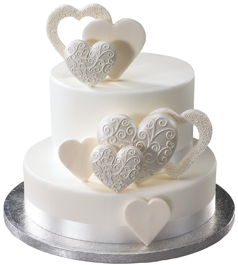 Свадебный торт на креповую годовщину