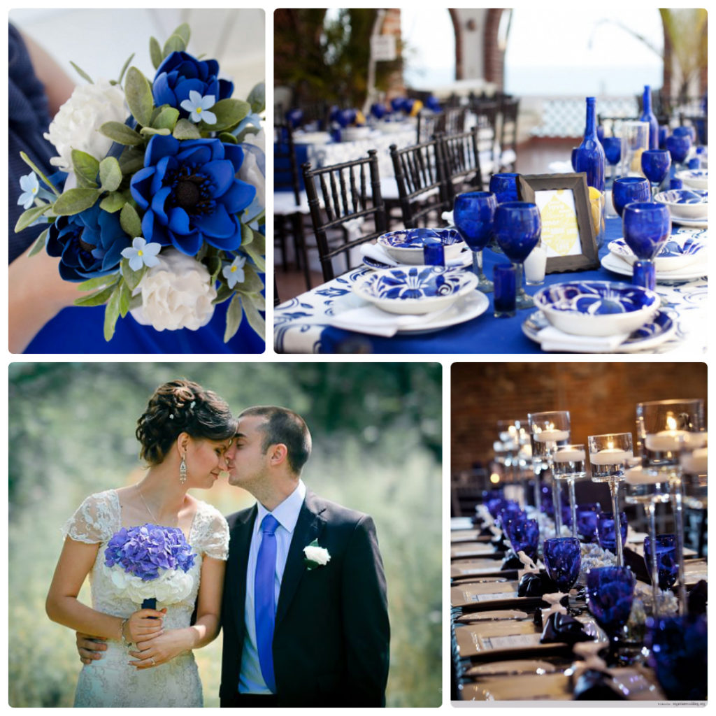 Свадьба синяя