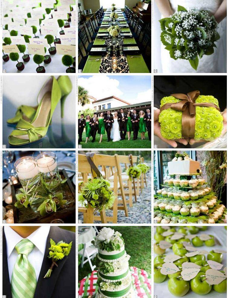 Свадьба салатовая