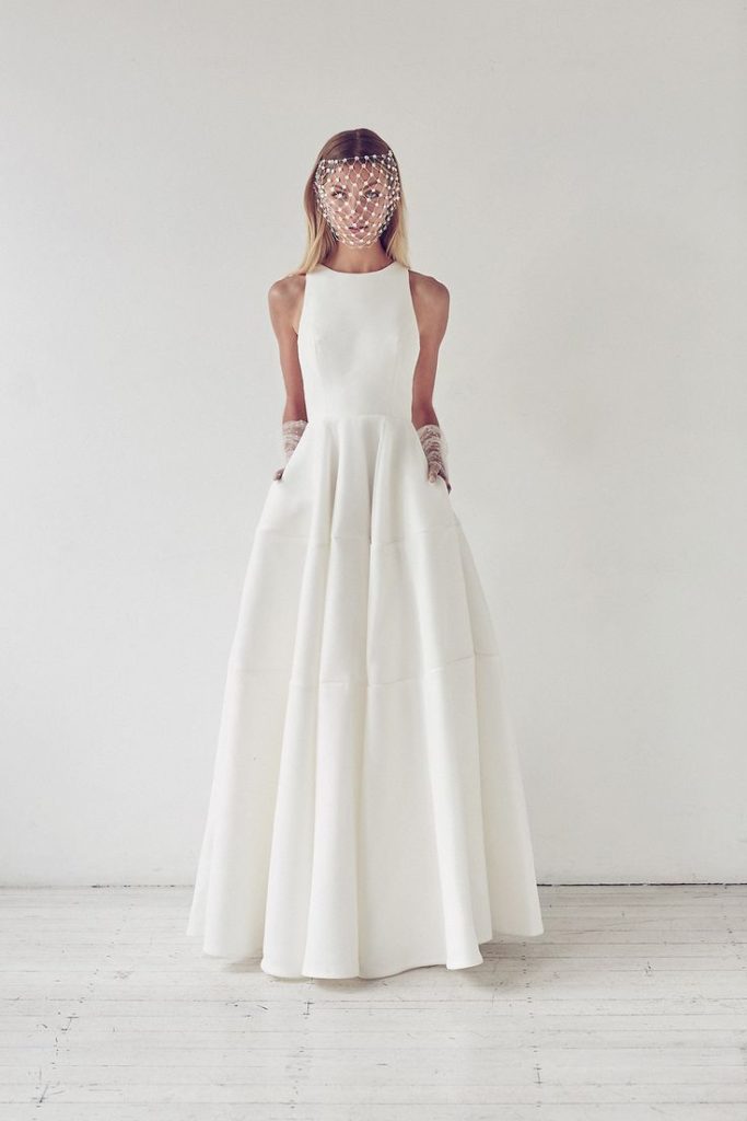 Модные свадебные платья 2023 в стиле минимализм