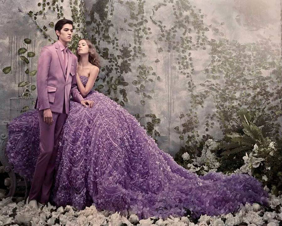 Свадьба в фиолетовых тонах 2023