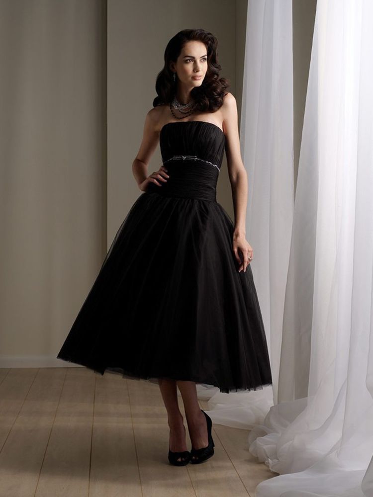 Черное свадебное платье короткое 2023