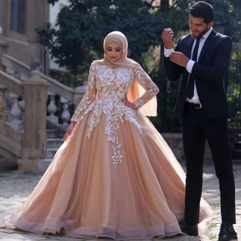 Мусульманские свадебные платья