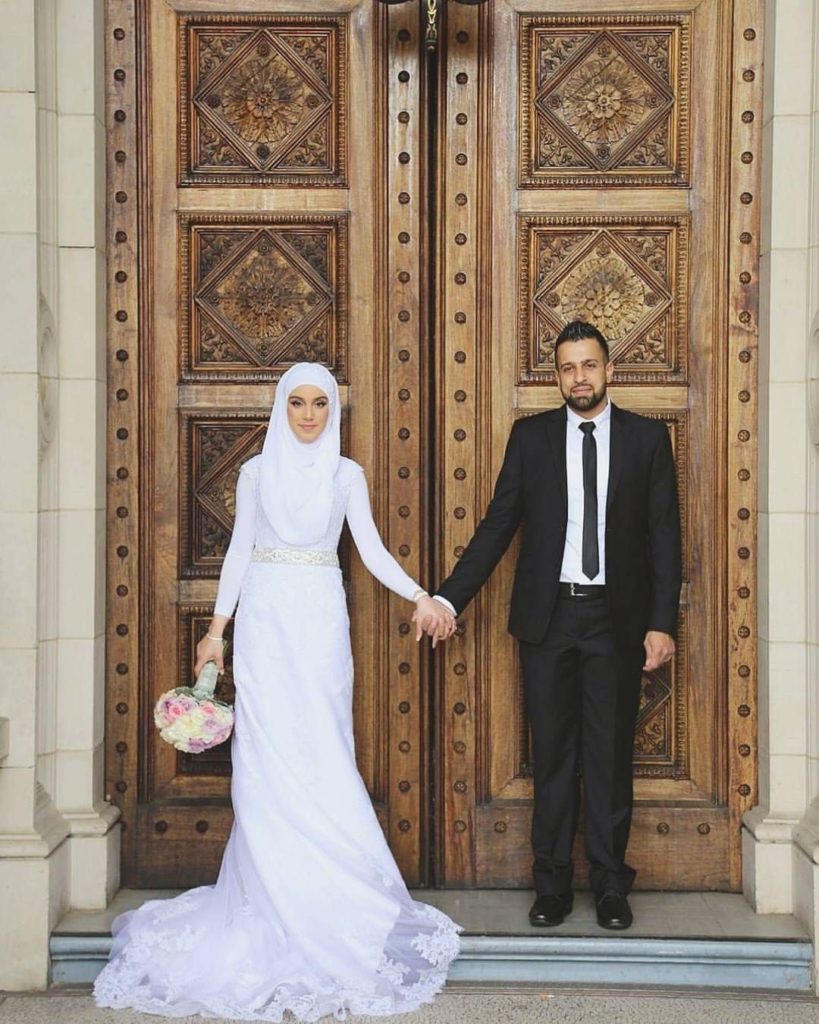 Мусульманское свадебное платье