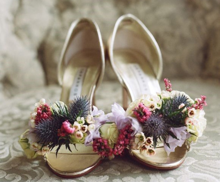 Обувь для невесты на свадьбу в стиле бохо