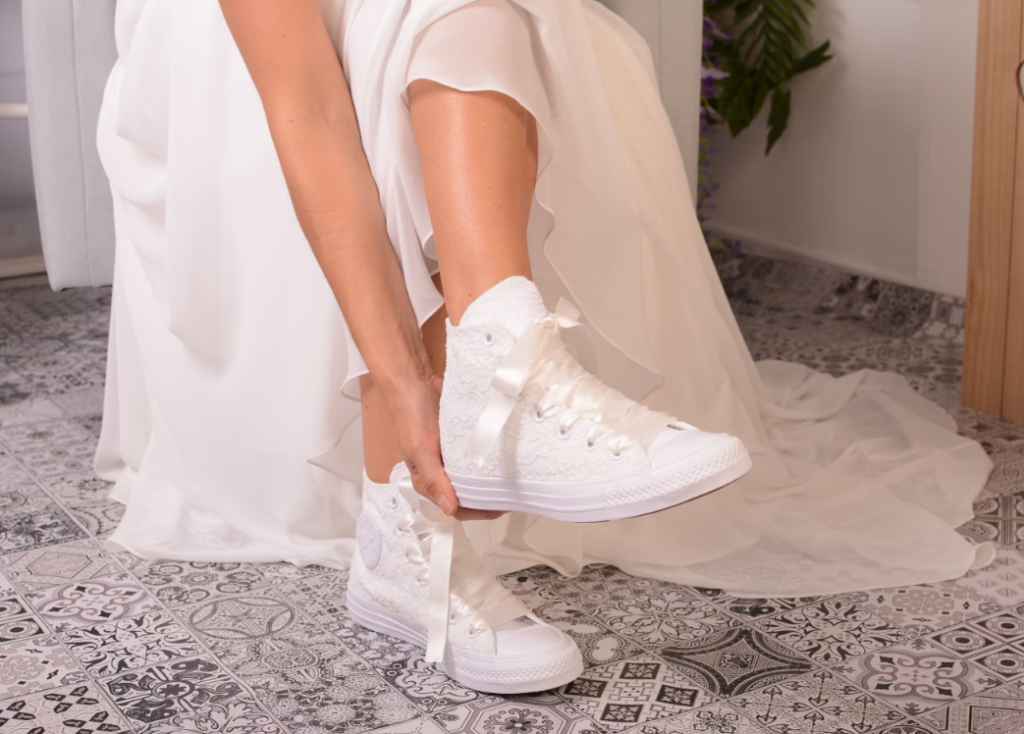 Обувь под брючный костюм невесты