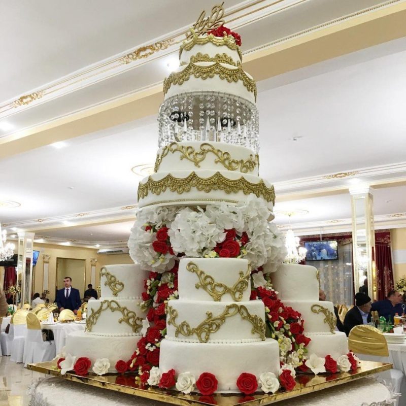 Огромные свадебные торты