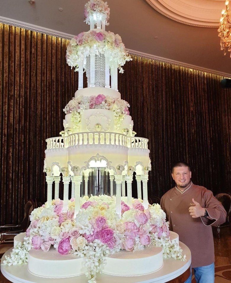 Огромные свадебные торты