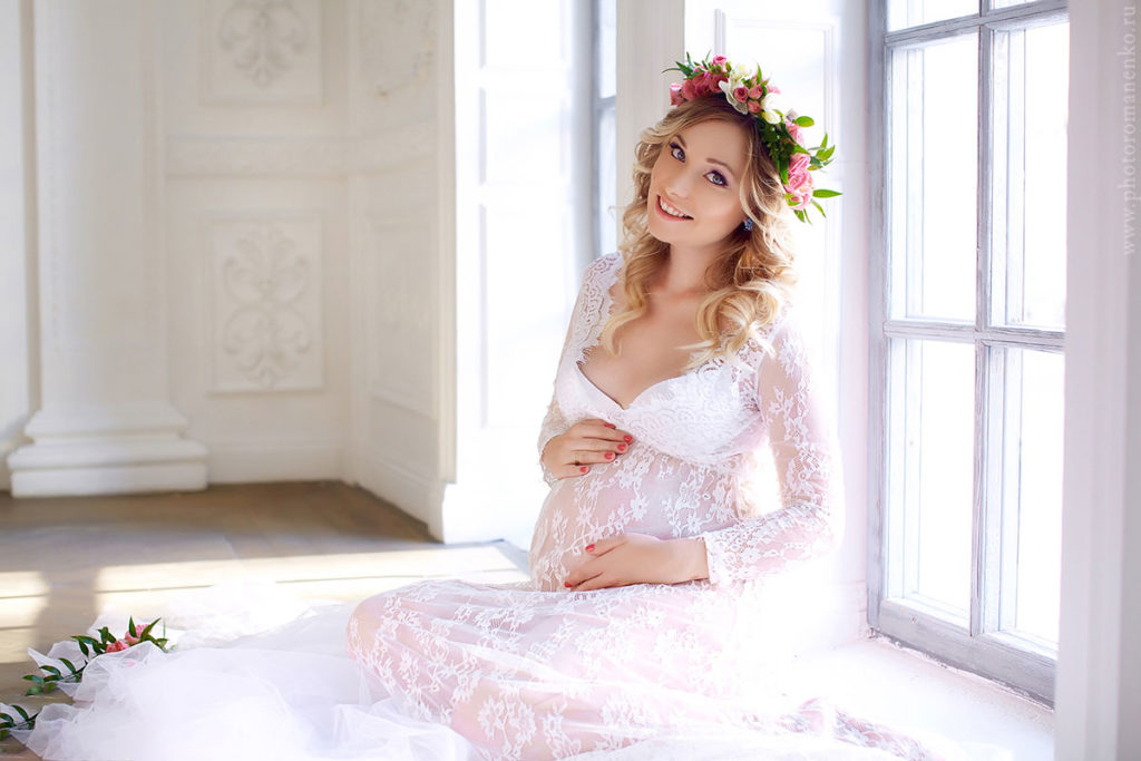 Стильные свадебные платья для беременных