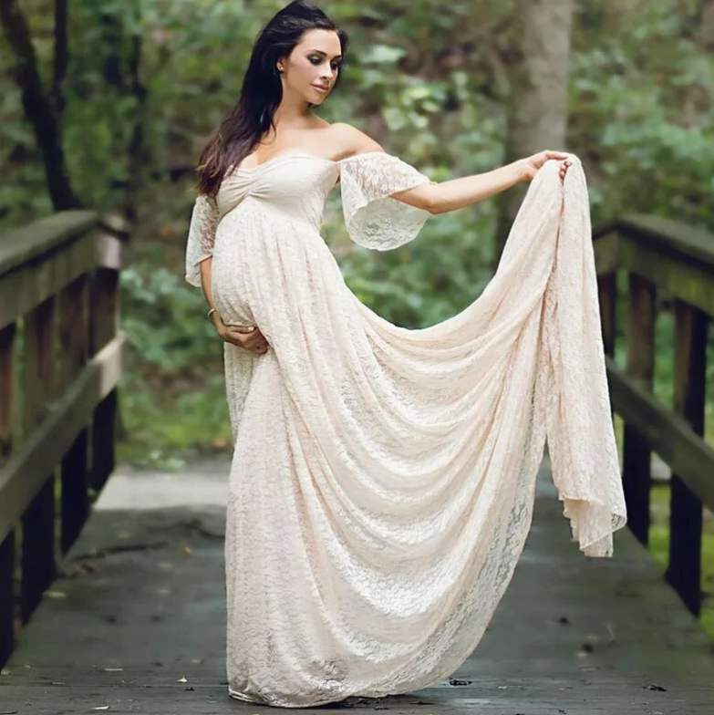 Стильные свадебные платья для беременных