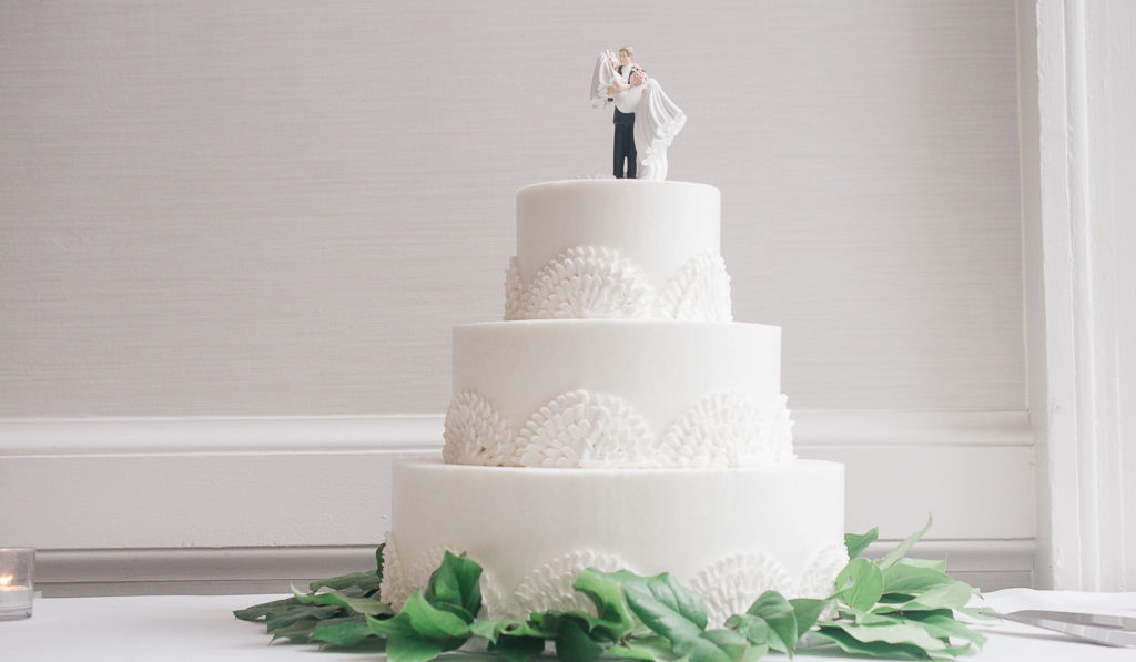 Текстурные свадебные торты