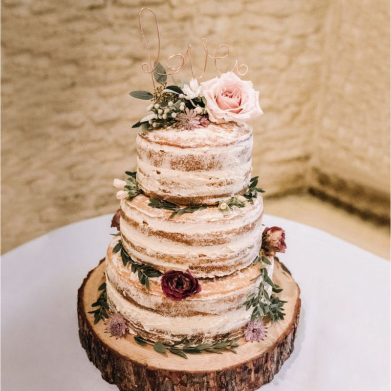 Торт на свадьбу в стиле бохо