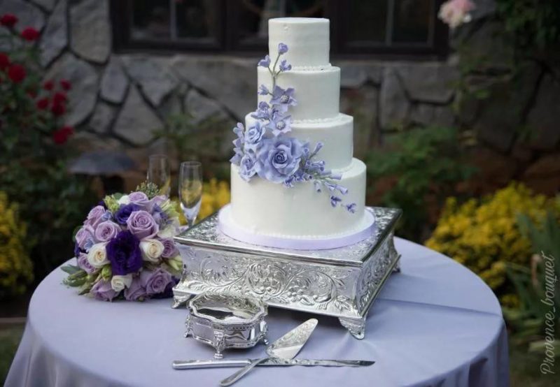 Торт на свадьбу в стиле Прованс