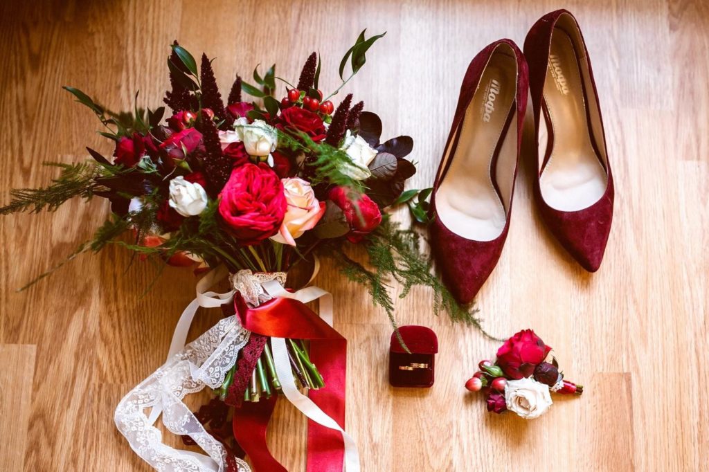 Обувь для невесты осенью