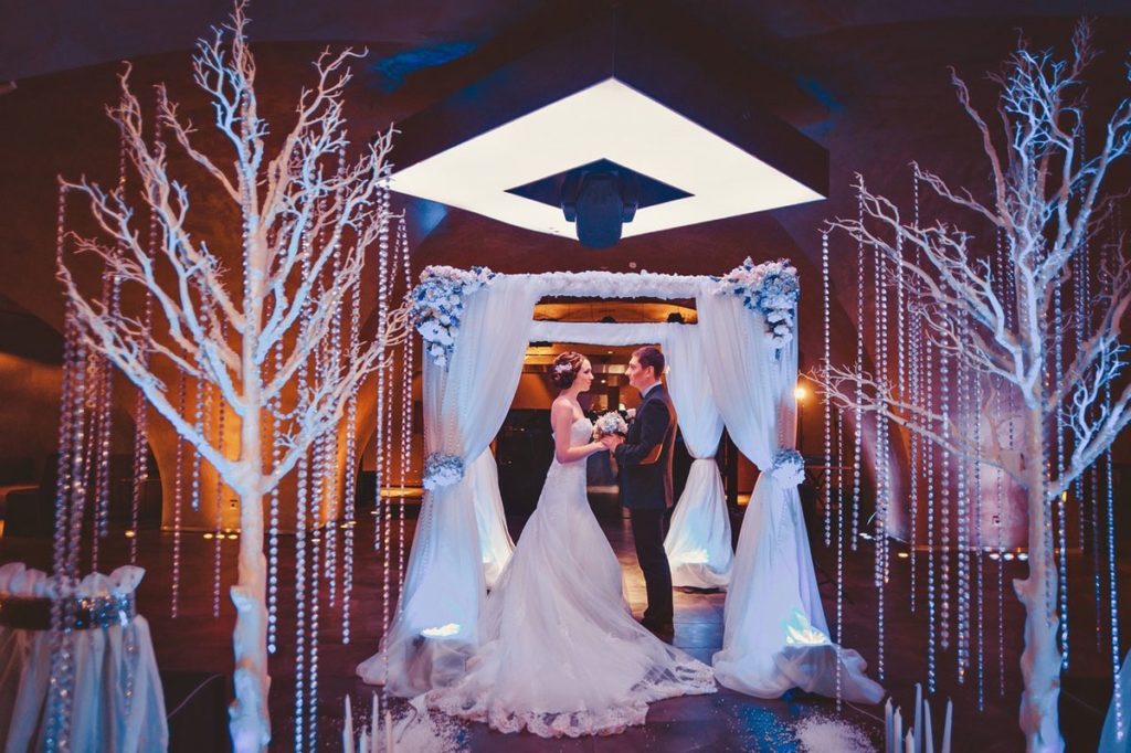 свадебная арка зимняя