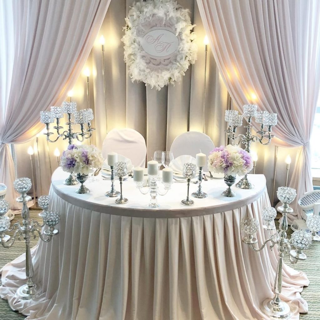 Оформление свадебного стола: модные идеи и стилевые направления (65 фото)